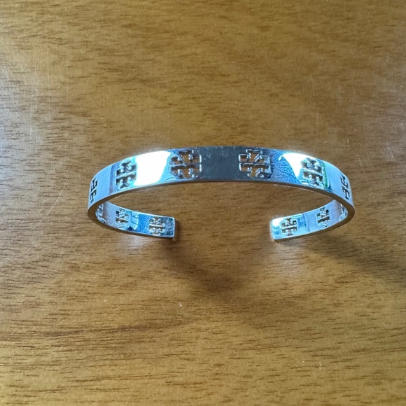 Tory Burch Silver Cuff Bracelet - Picture 1 of 5